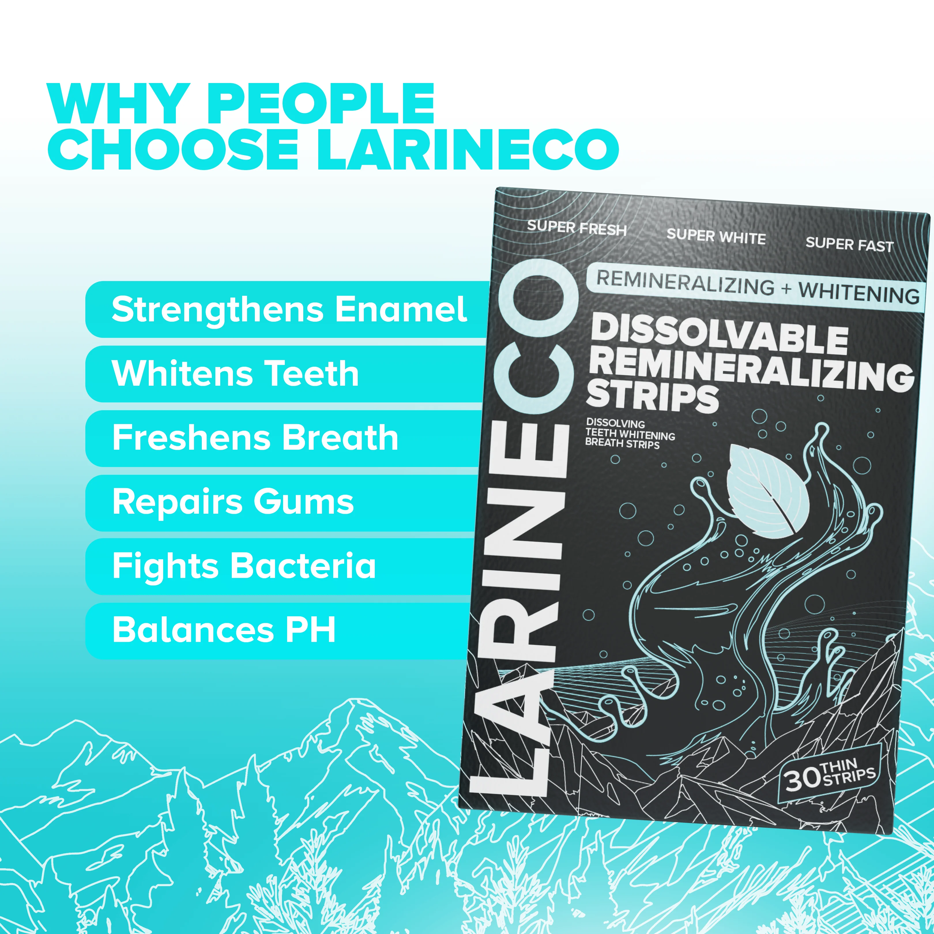 Larineco™️ - Dissolvable Remineralizing & Whitening Strips - Image 4