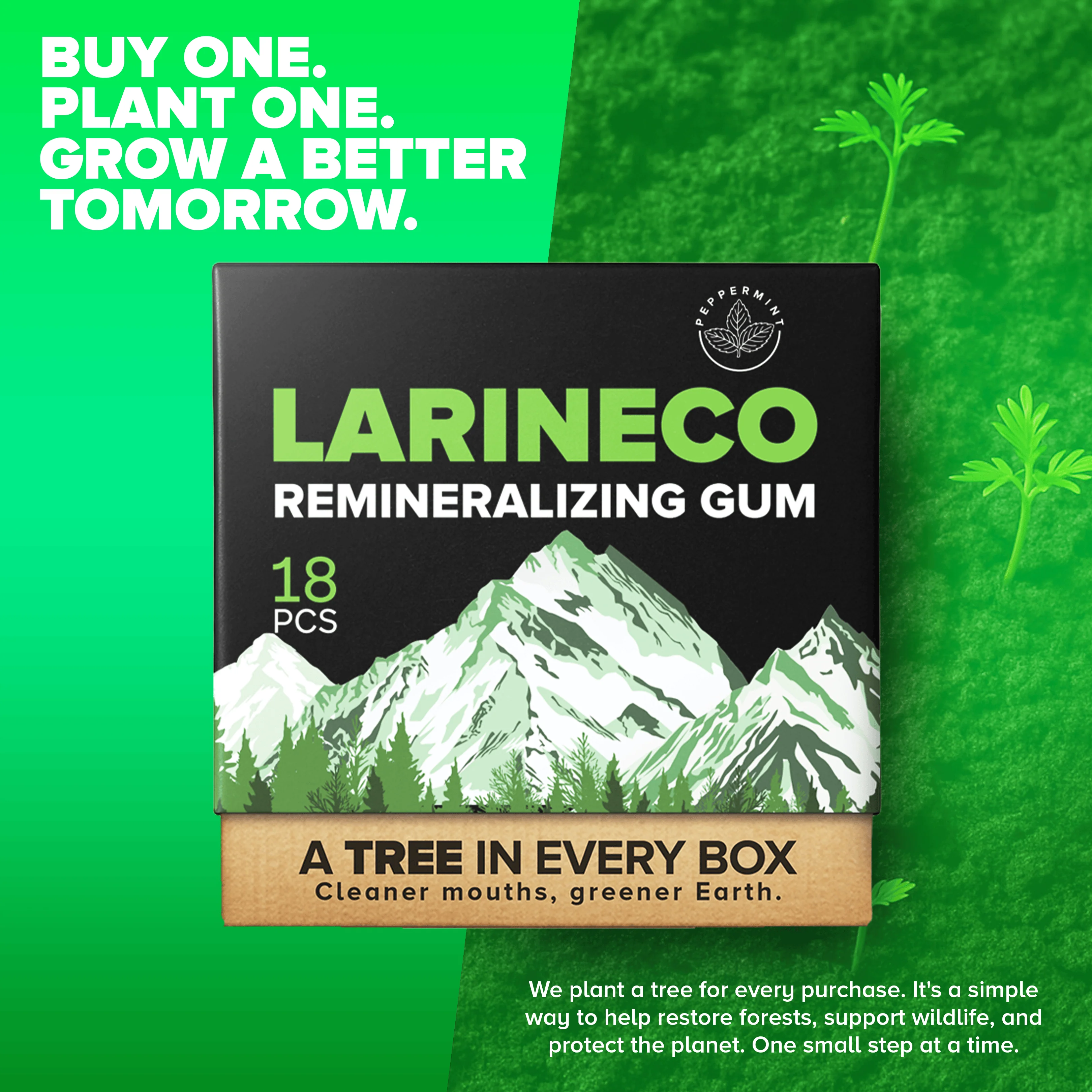 Larineco™️ - Peppermint Remineralizing Gum - Image 4